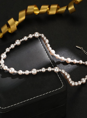 XKDDCT网络气泡方糖项链锁骨链女