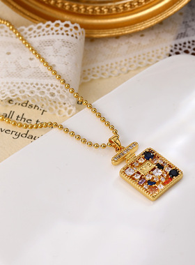 XKDDCT复古高级感香水瓶长款项链