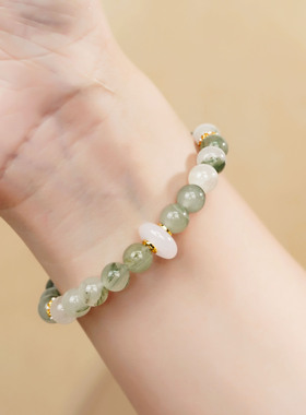 XKDDCT天然天山翠手镯翡翠色冰种