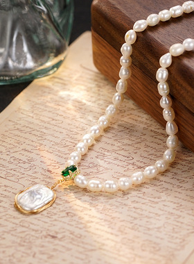 XKDDCT新款小众设计感巴洛克珍珠