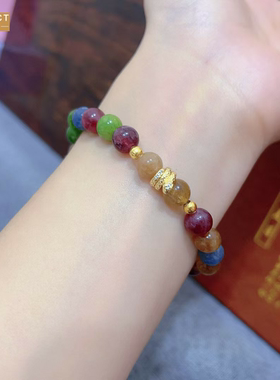 XKDDCT石彩色本命年蛇年女新中式