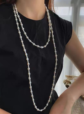 XKDDCT新款天然淡水毛衣链百搭贵