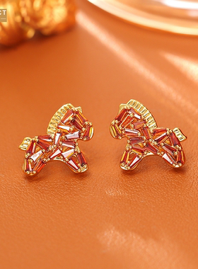 XKDDCT爆款本命年小马项链铜镀2