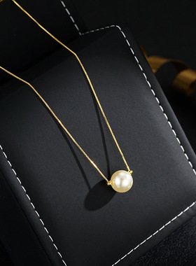 XKDDCT小众设计单颗珠珠吊坠轻奢