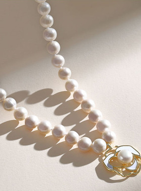 XKDDCT天然淡水珍珠女式颈链女山