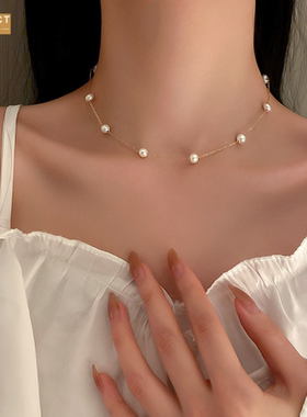 XKDDCT新款简约潮淡水珍珠项链