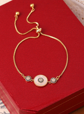 XKDDCT新款复古设计花朵锆石贝壳