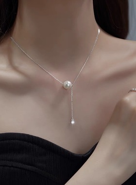 XKDDCTs925纯银天然淡水珍珠项链