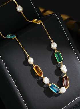 XKDDCT网络爆款天然淡水珍珠彩色