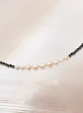 XKDDCT天然淡水珍珠项链女原创设