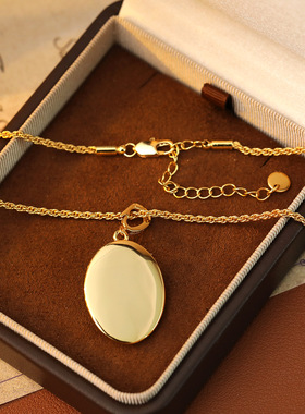 XKDDCT油画风高级感项链vintage