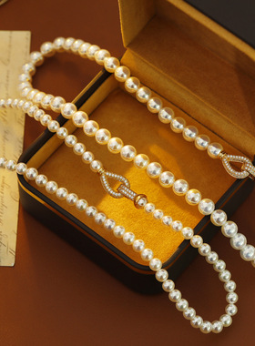 XKDDCT天女珠高品质极光珍珠项链