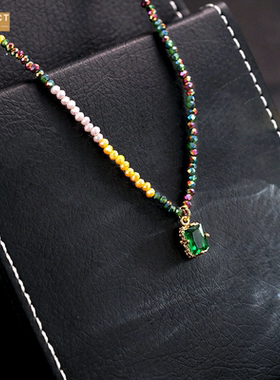 XKDDCT新款简约彩色锆石手工串