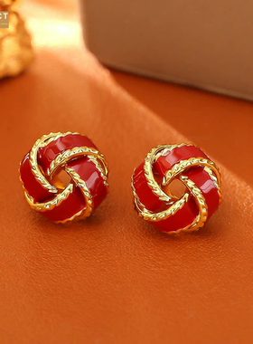 XKDDCT爆款同心结珐琅滴油吊坠项