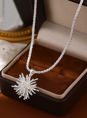 XKDDCT新款烟花项链长款女高级感