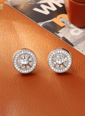 XKDDCT新款爆款闪亮八芒星锆石项