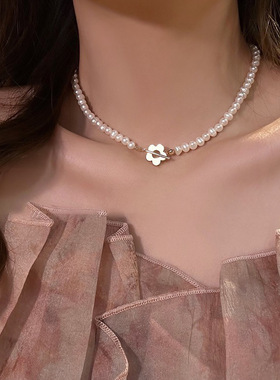 XKDDCT天然珍珠项链女网红气质轻