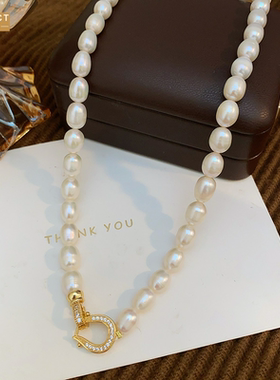 XKDDCT8mm淡水珍珠项链气质百搭