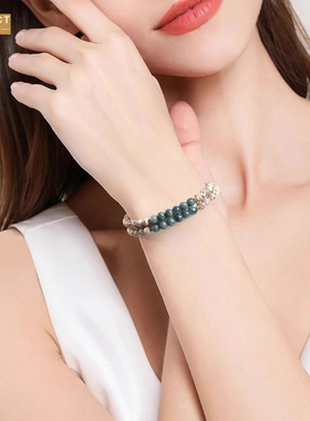 XKDDCT星月菩提手串女生双圈配饰