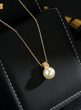 XKDDCT轻奢小众设计单颗珠珠锆石