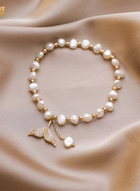 XKDDCT淡水珍珠简约甜美圆珠手串