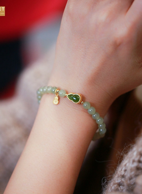 XKDDCT新款爆款6MM玉手链女S92