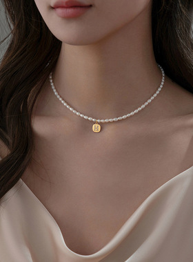 XKDDCT新款3mm小米珠天然珍珠项