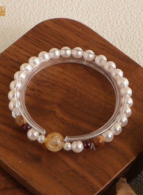 XKDDCT新款塔晶串珠手链女魔盒