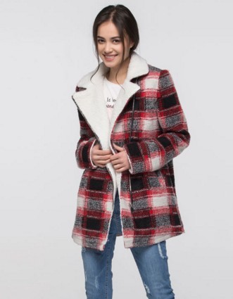 正品冬款中长款羊羔绒大衣