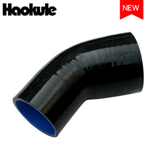 45度63-80MM硅胶变径弯头软管涡轮增压器中冷器进气管冬菇连接头