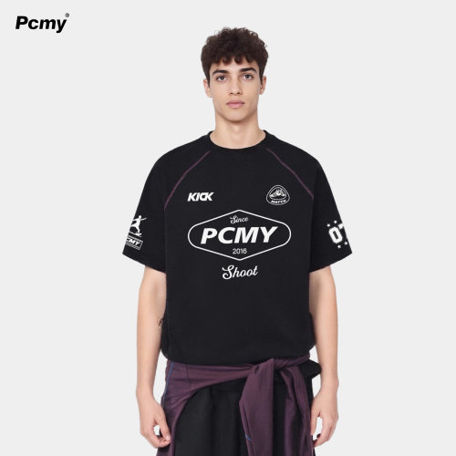 PCMY美式宽松短袖世界杯助威T恤