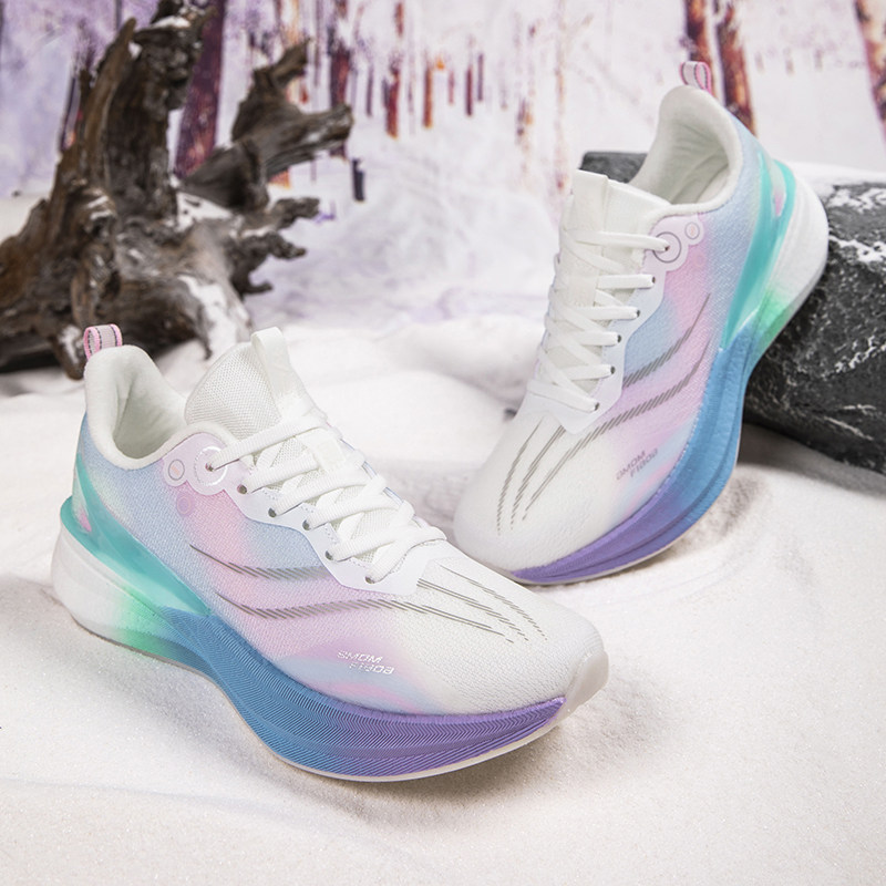 赤兔8PRO冬季加绒保暖碳板运动鞋男女缓震超轻减震厚底增高跑步鞋