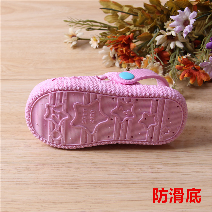 Pantoufles enfants en autre pour été - semelle caoutchouc - Ref 1025611 Image 5