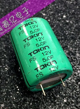 NEC/TOKIN 法拉电容FS1B505ZF 超级电容器12V5F 超级电容 12V5.0F