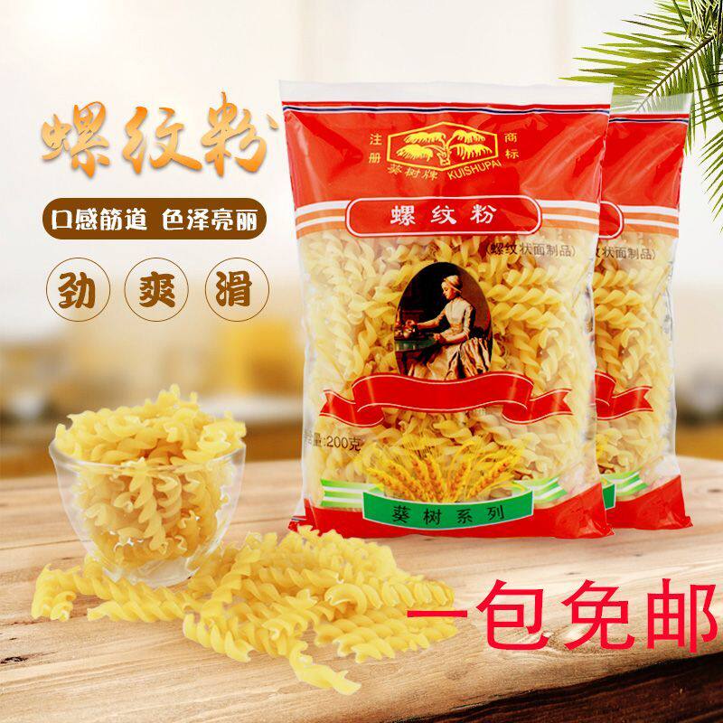 葵树牌螺纹粉螺旋意面400g