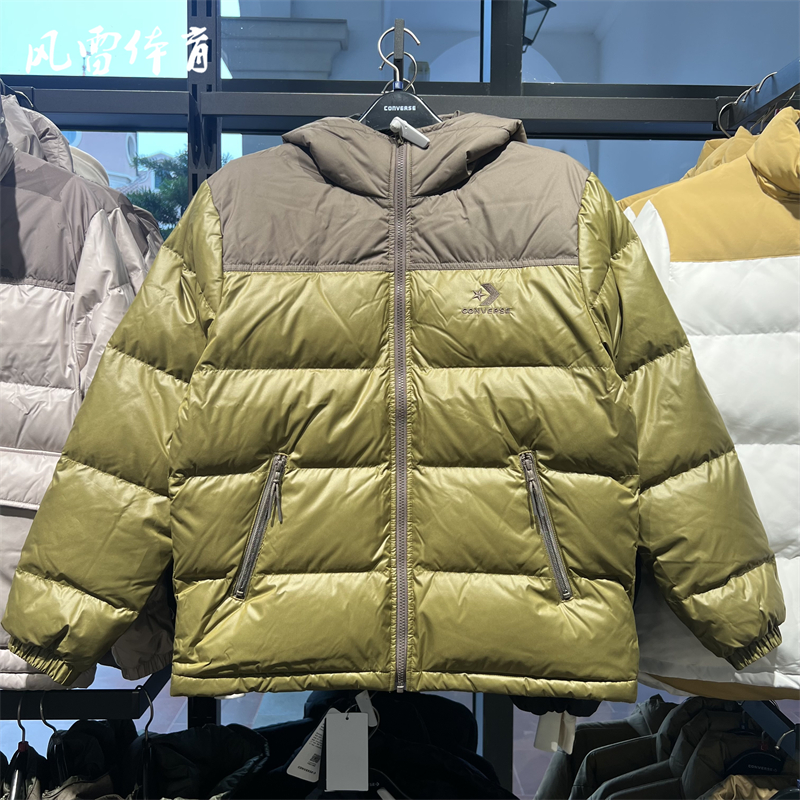 风雷正品24秋冬拼接防风羽绒服