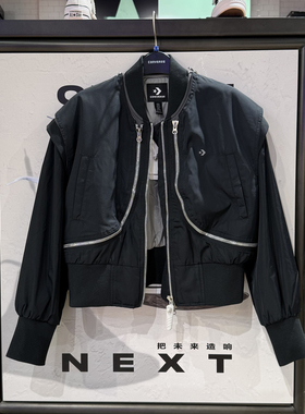 CONVERSE匡威棉服女子结构风保暖棉衣夹克外套10027954-A01-A02