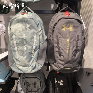 安德玛UA Hustle 6.0男女通勤上学训练运动防泼水双肩背包1384672