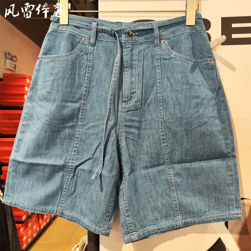 匡威休闲时尚运动多口袋牛仔短裤