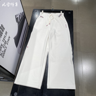 CONVERSE匡威秋冬灯芯绒拼接感直筒裤子休闲长裤女子10027060