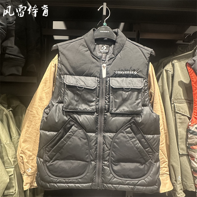 匡威男子羽绒背心马甲