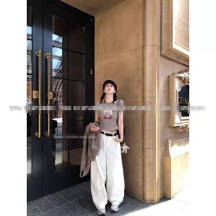 女 9013清仓不退换 牛仔裤 薄款 只有5件 高腰阔腿裤