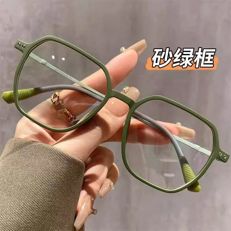 AOMAI大框复古高清防蓝光老花镜