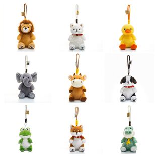 掌中宝企鹅公仔挂件新款毛绒玩具毛绒玩具小鸟老虎鹦鹉玩偶