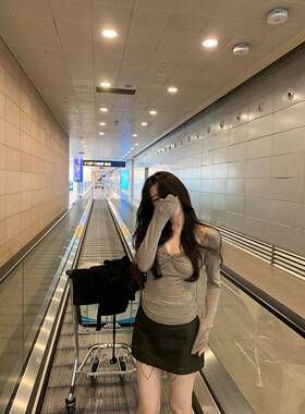 恤s肌heepland天使肤 天丝羊毛v领LT042扭结长袖t女春内搭上衣打
