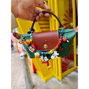 原创手作米奇米老鼠方糖水晶童趣手机链龙骧包挂礼物 JMH小吴同学