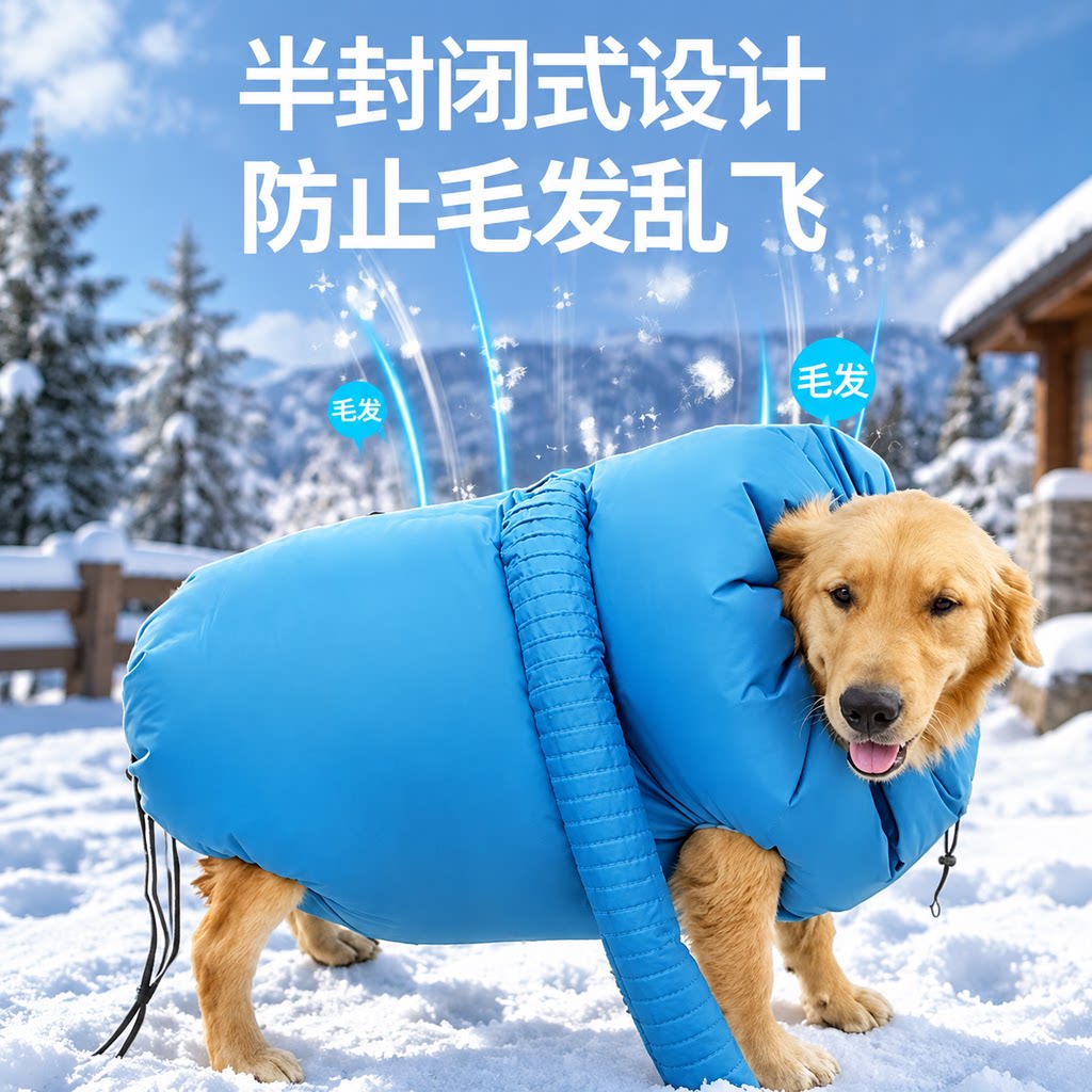 宠物冬天家用洗澡速干袋