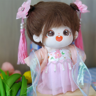 15/20cm棉花娃娃衣服原创汉服古风古装40厘米娃菜平价娃衣中国风