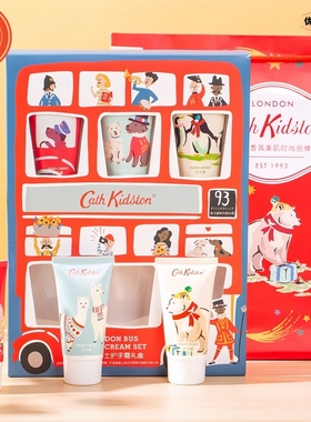 英国Cath Kidston伦敦巴士护手霜礼盒防干裂粗糙圣诞礼物50克X6支
