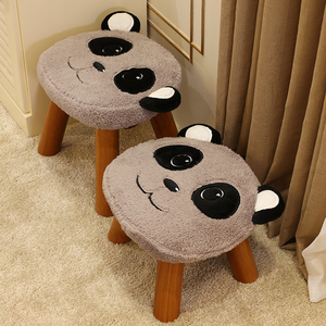 实木卡通沙发小凳子